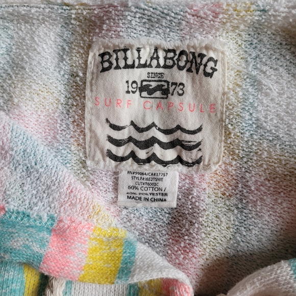 Vintage 90's Billabong Sleeveless Hoodie - Picture 2 of 4